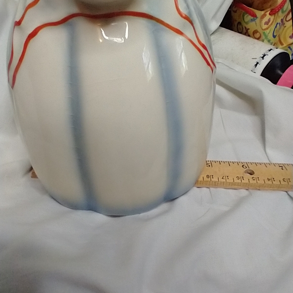 Old E R Erphila Germany lady teapot/pitcher. - Picture 7 of 15